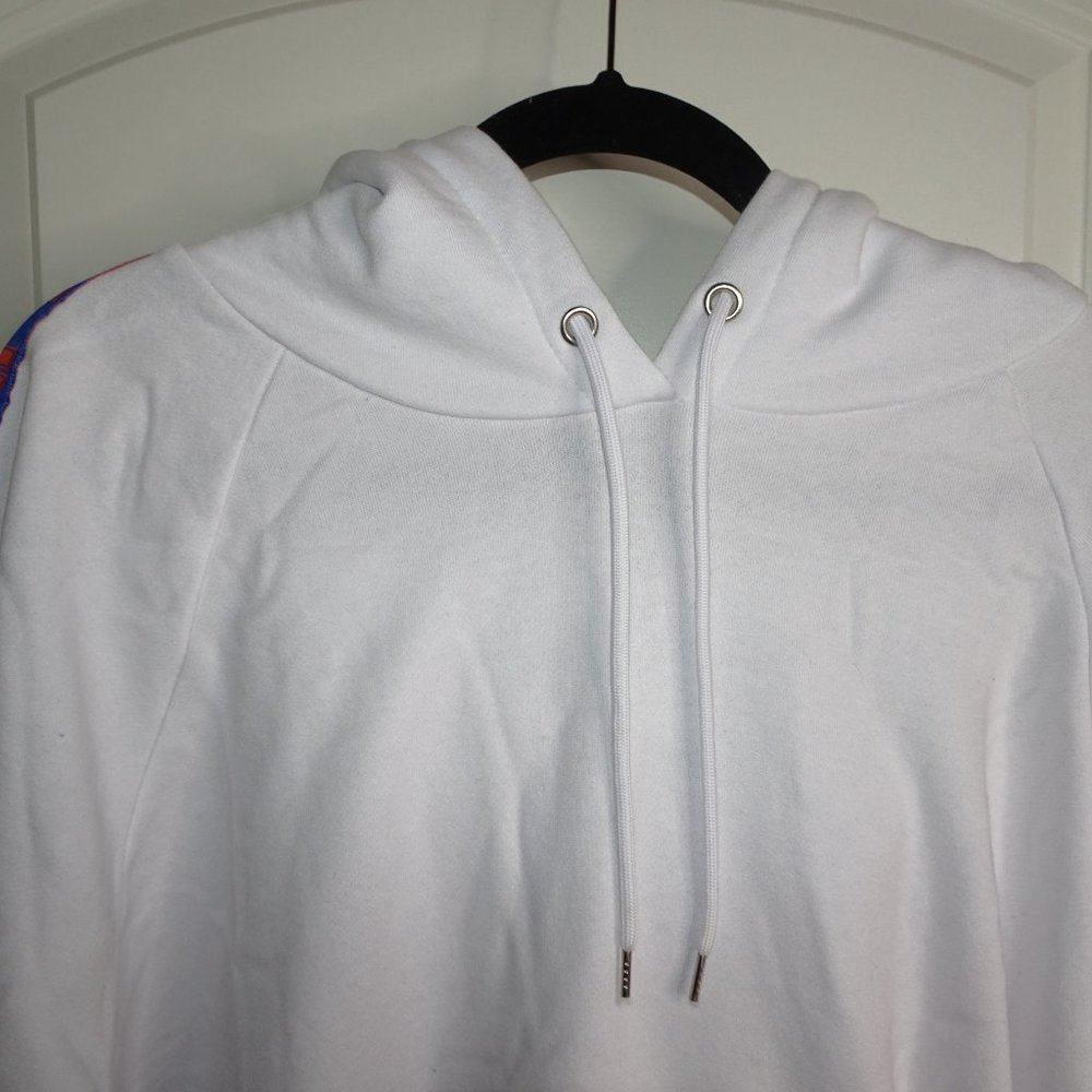 Pony x Forever 21+ Cropped White Hoodie - Picture 3 of 6